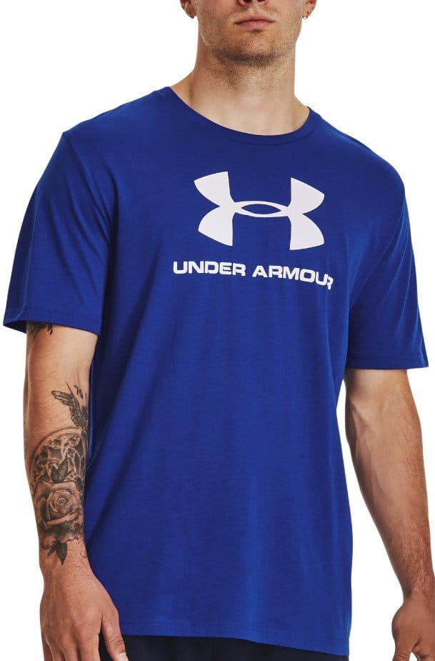 Camiseta Under Armour UA M SPORTSTYLE LOGO SS-BLU
