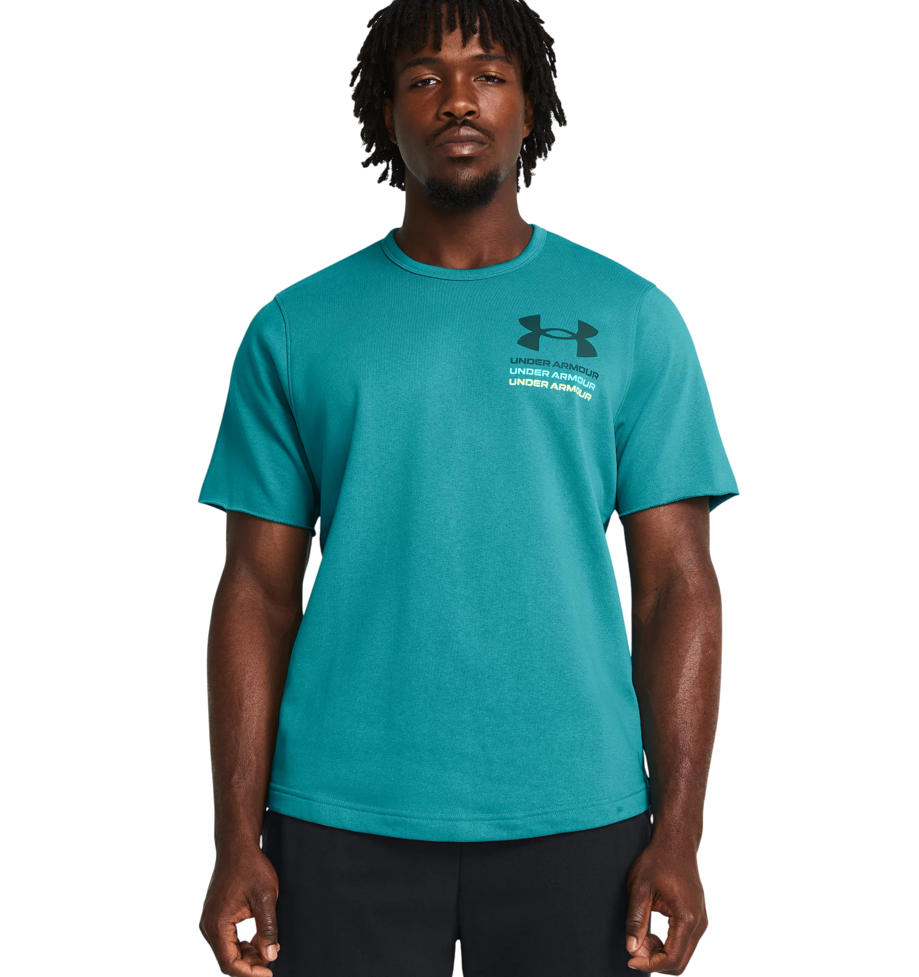 Camiseta Under Armour UA Rival Terry SS Colorblock