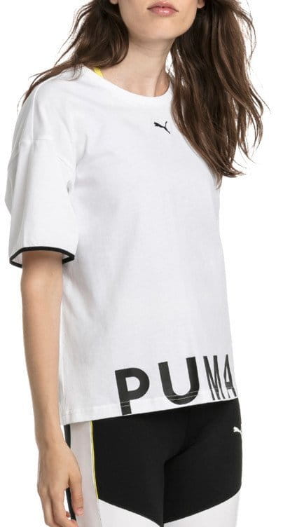 Camiseta Puma Chase Cotton Tee White