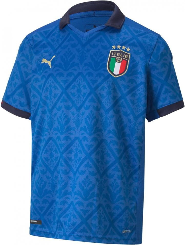 Camiseta Puma italien home em 2021 kids