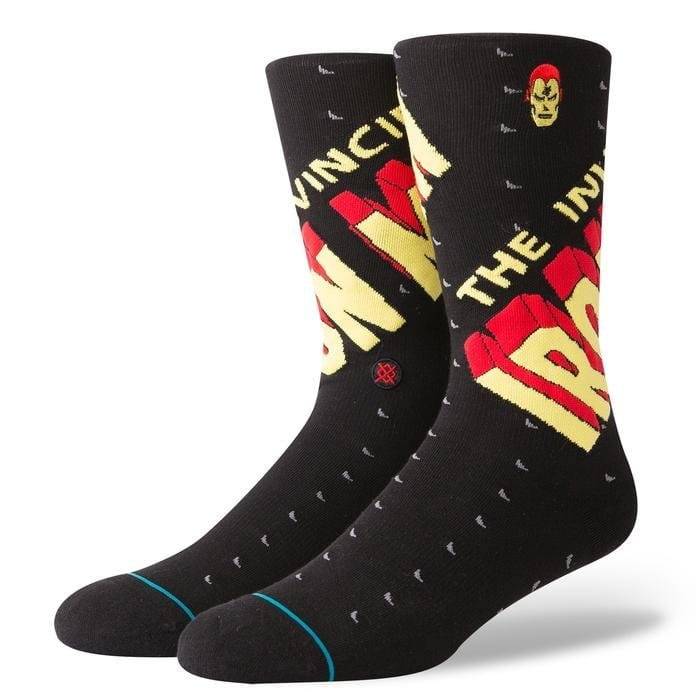 Calcetines STANCE INVINCIBLE IRON MAN BLACK