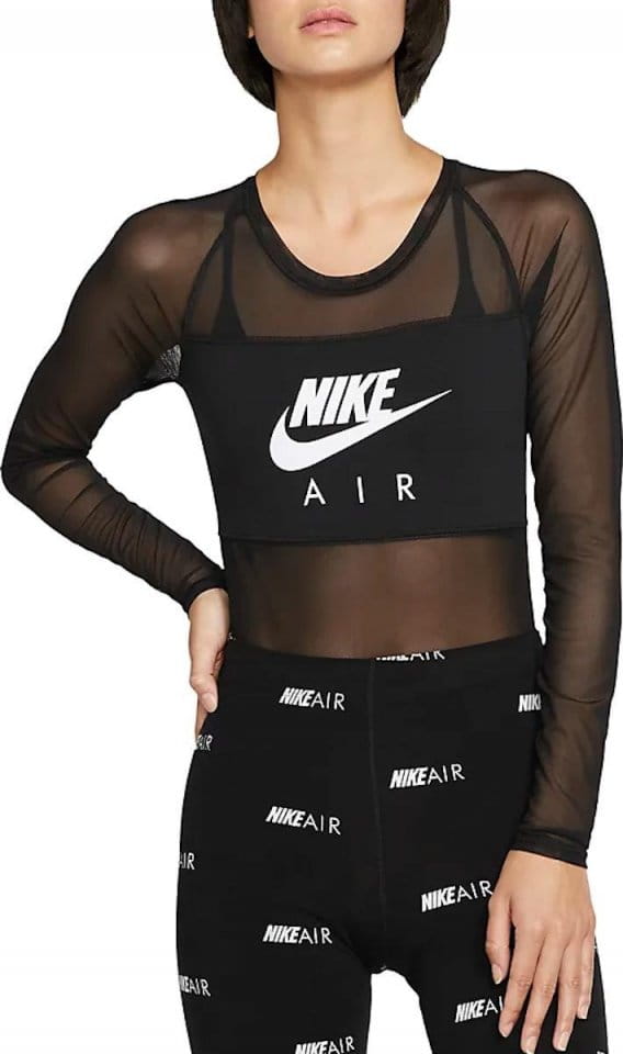 Camiseta de manga larga Nike W NSW AIR BODYSUIT LS MESH