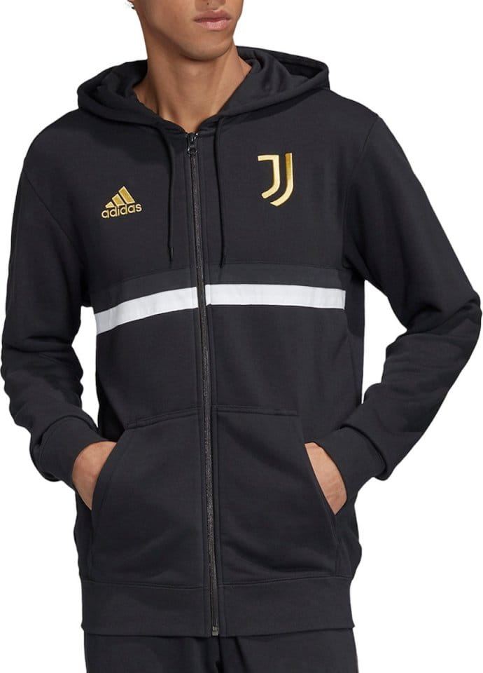 Sudadera con capucha adidas Juventus 3S FZ Hoodie