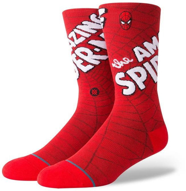 Calcetines STANCE AMAZING SPIDERMAN RED