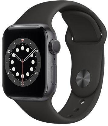 Reloj Apple Watch S6 GPS, 40mm Space Gray Aluminium Case with Black Sport Band - Regular